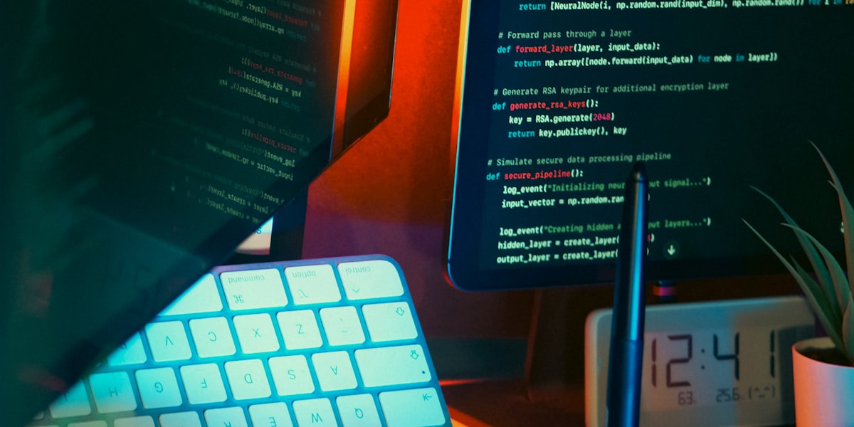 Espace de travail d'un créateur faceless en train d'écrire son script
